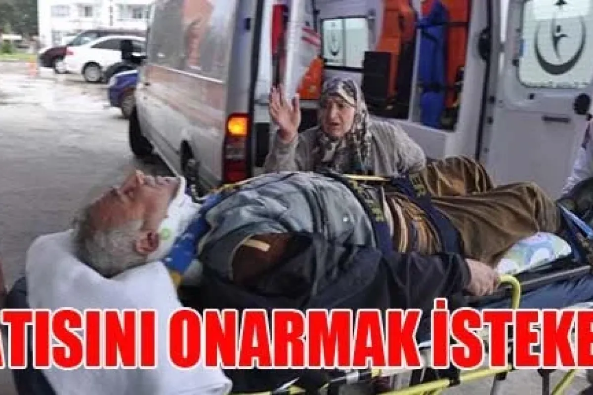 Çatıdan Düşerek Yaralandı