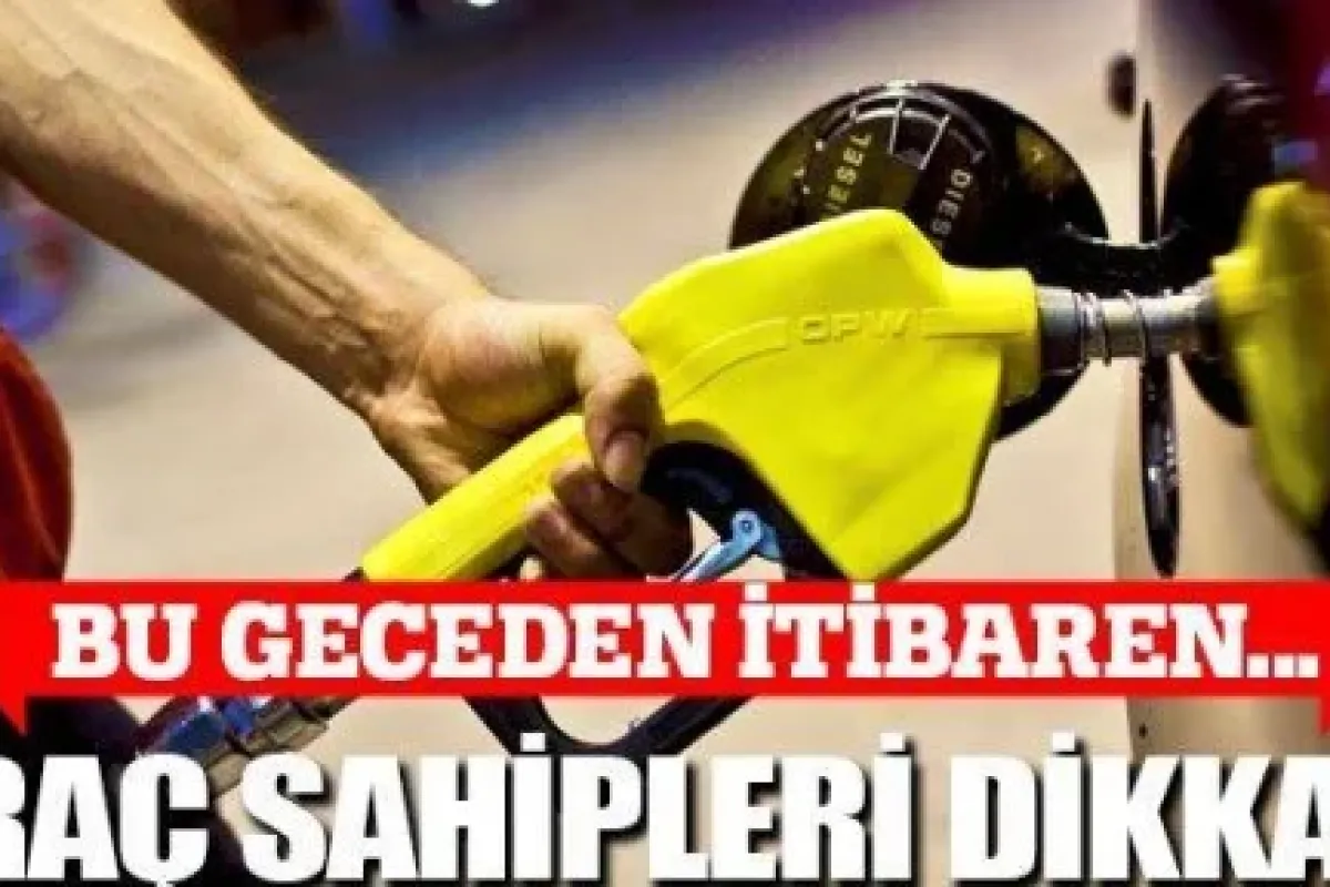 Motorine 6 kuruş zam geldi!