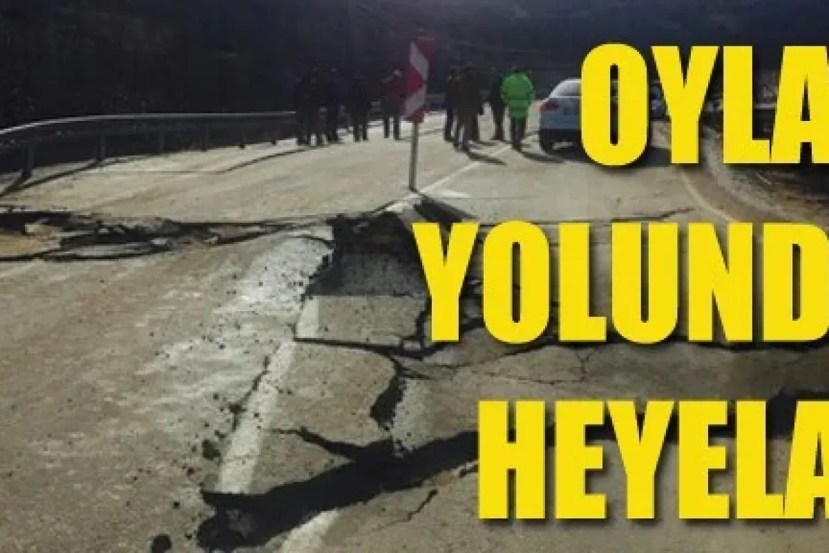 Oylat Yolunda Heyelan