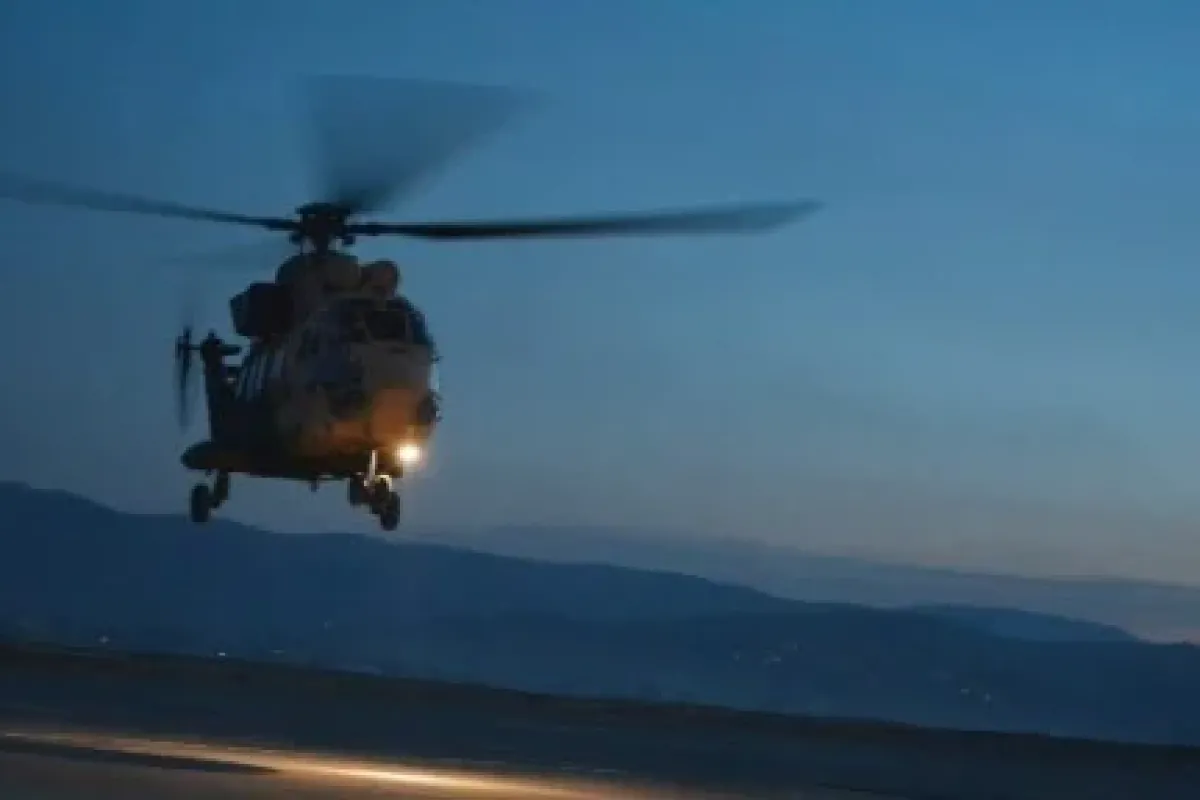 Askeri helikopter 2,5 yaşındaki Suna için havalandı