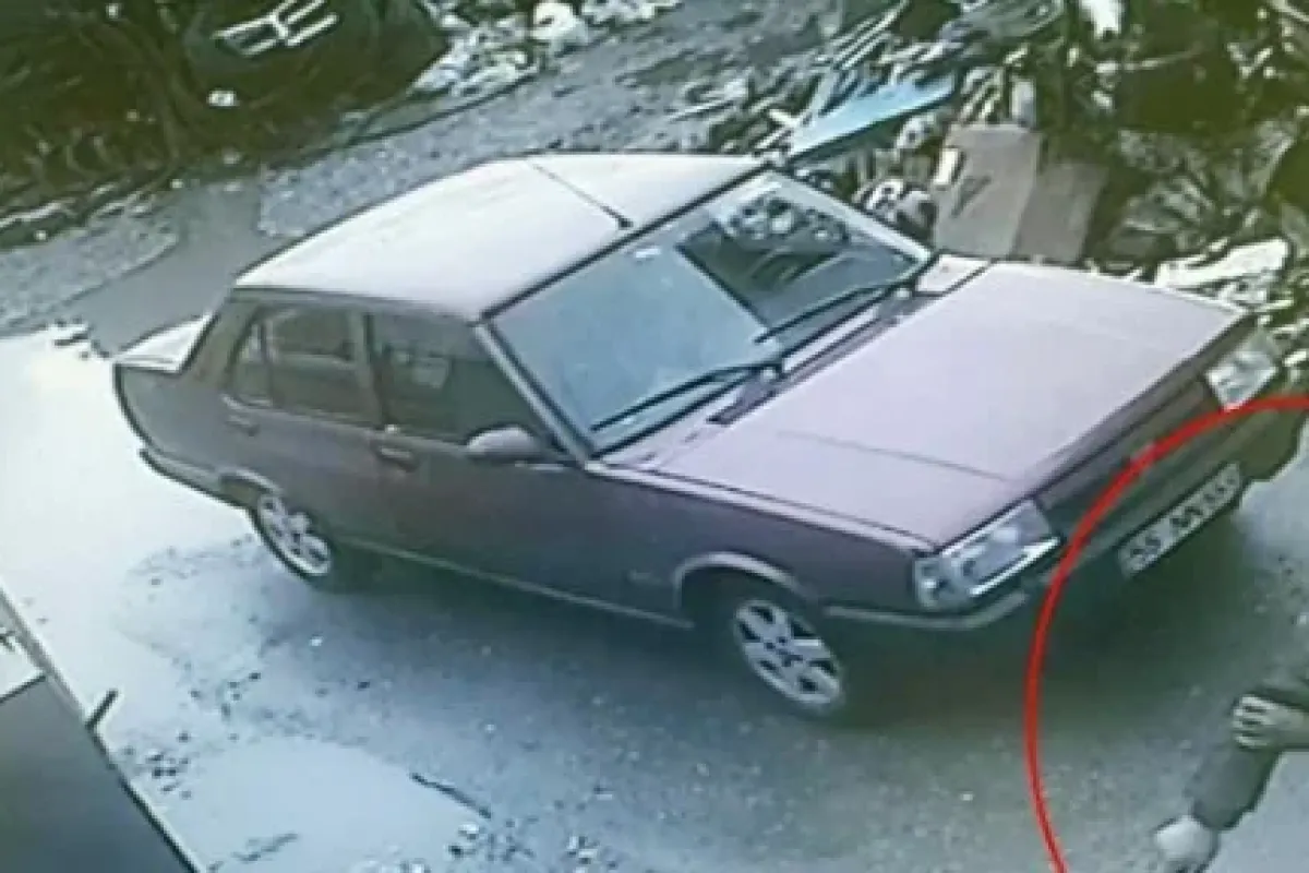 Cinayet anı kamerada
