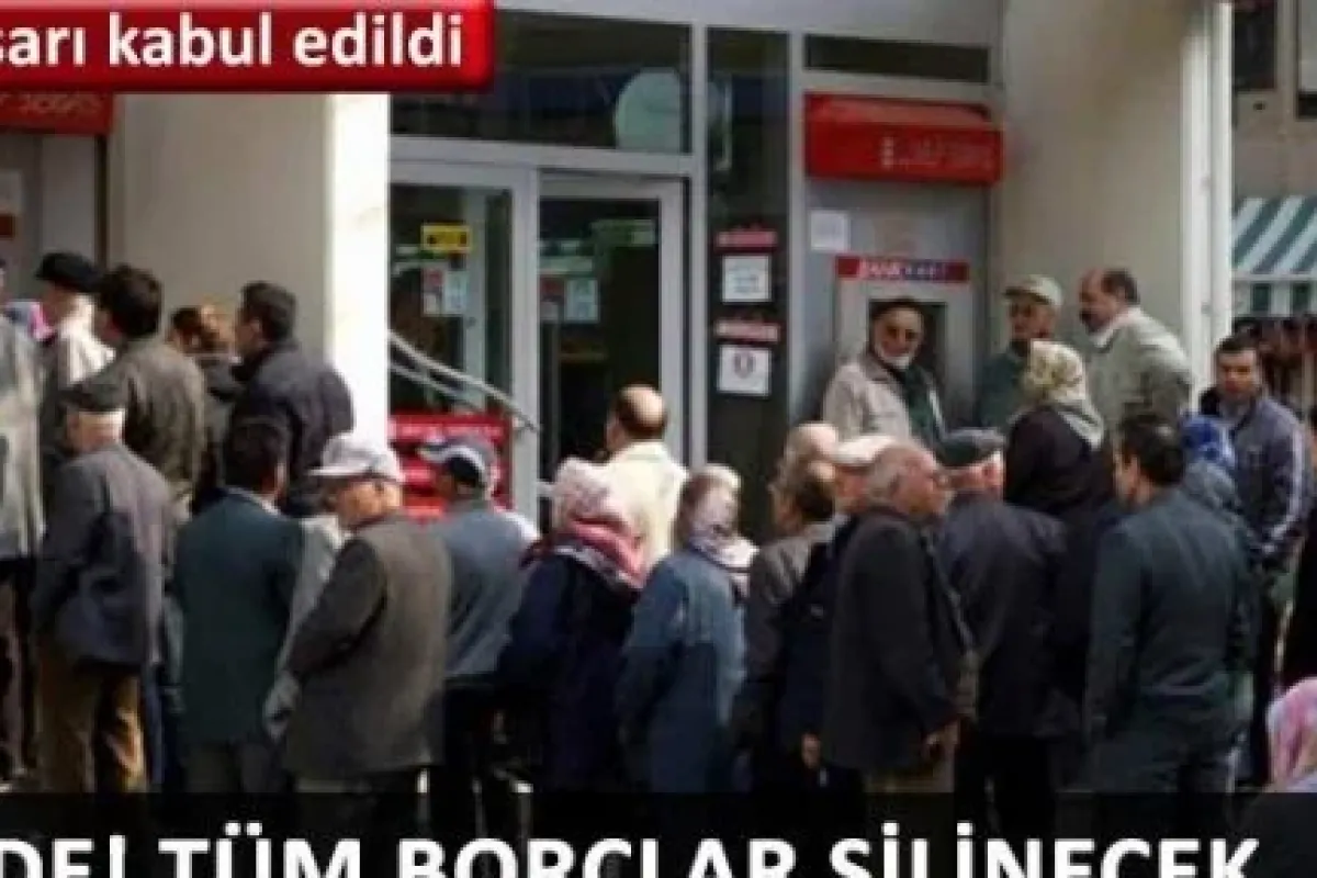 Bütün Bağ-Kur borçları silinecek