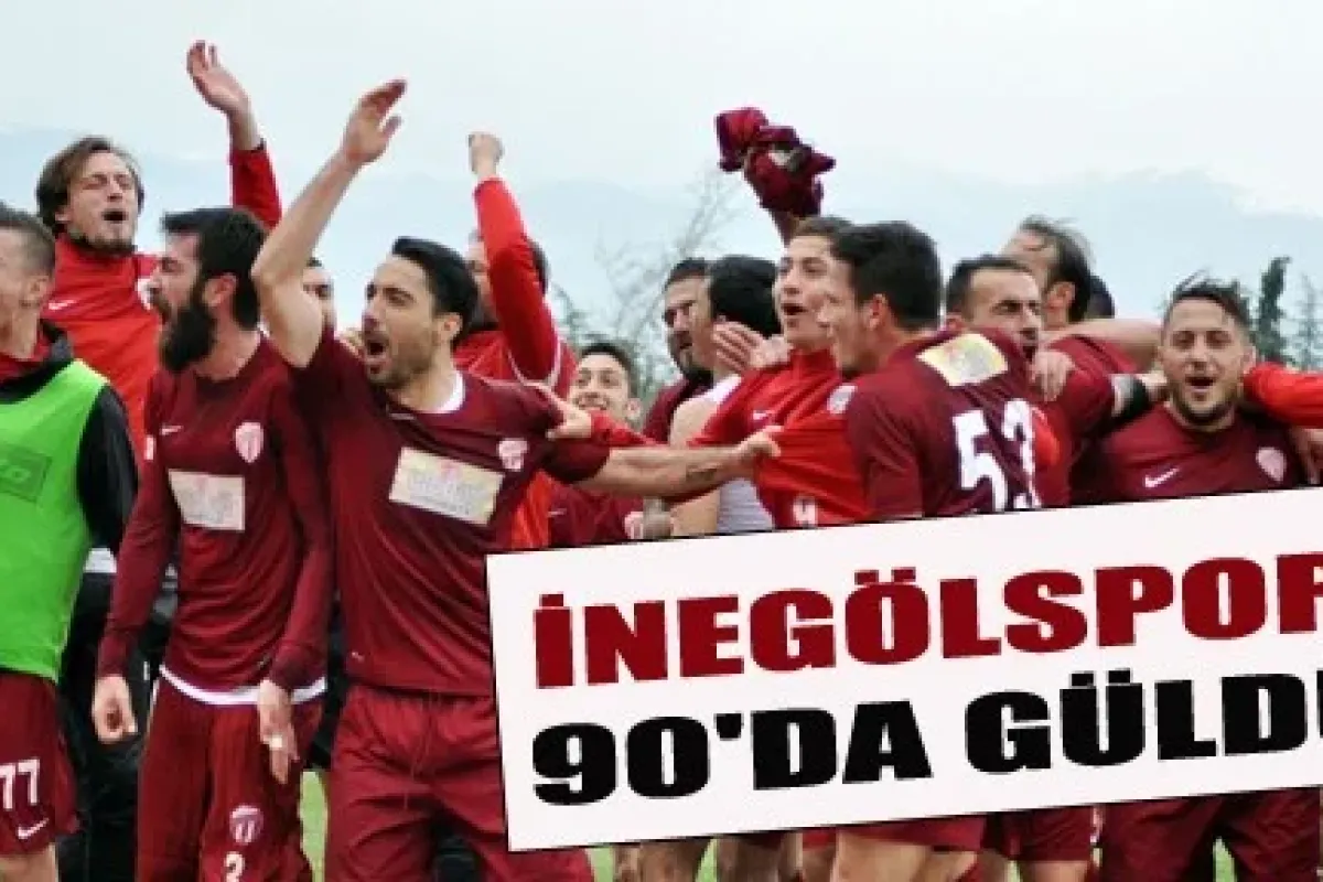 İnegölspor : 1 - Gümüşhanespor : 0