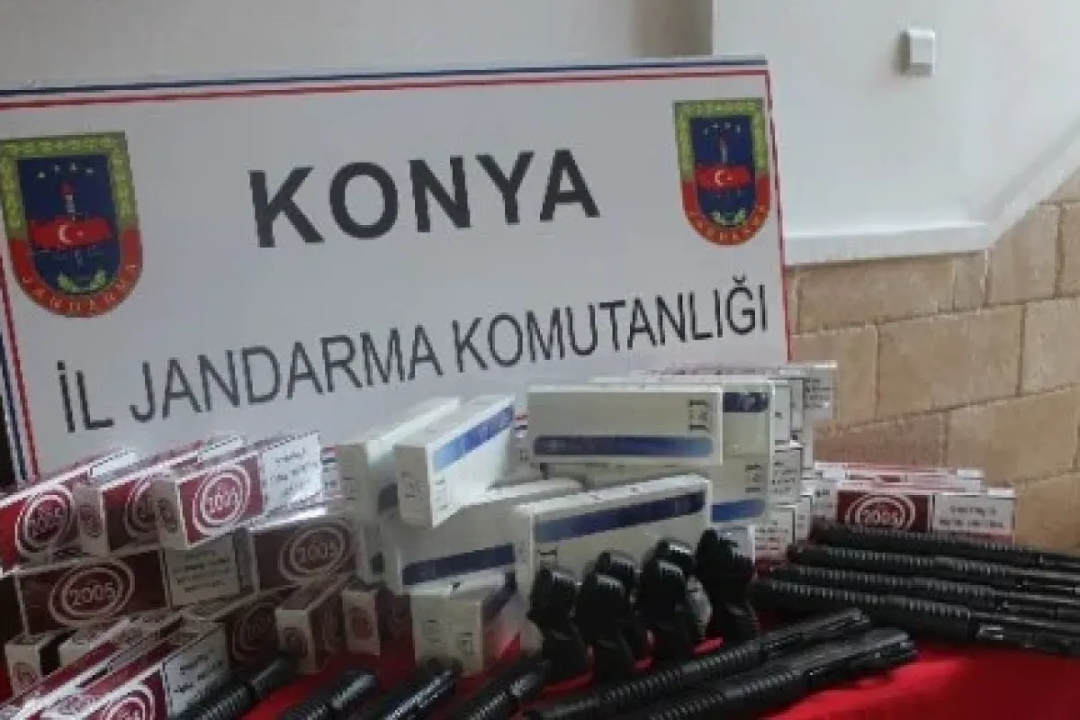Araçtan cephanelik çıktı