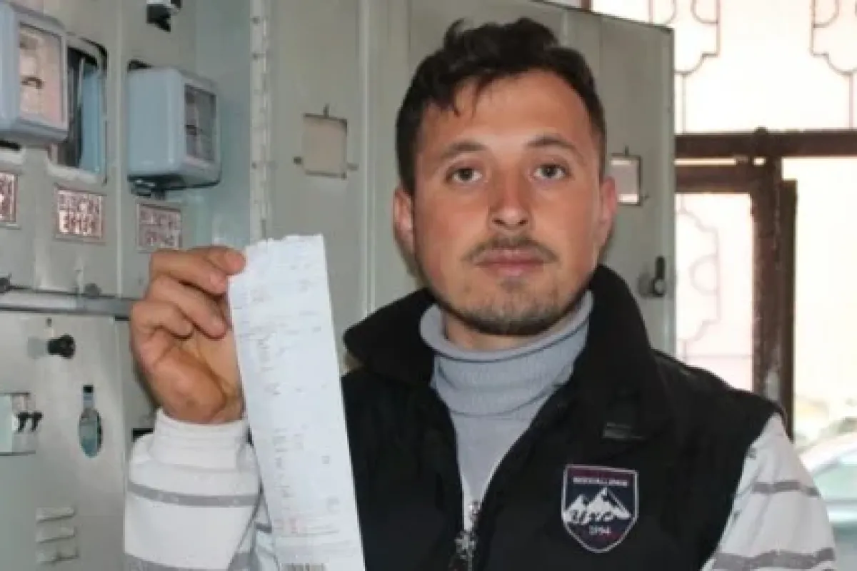 Elektrik faturasını görünce şok oldu