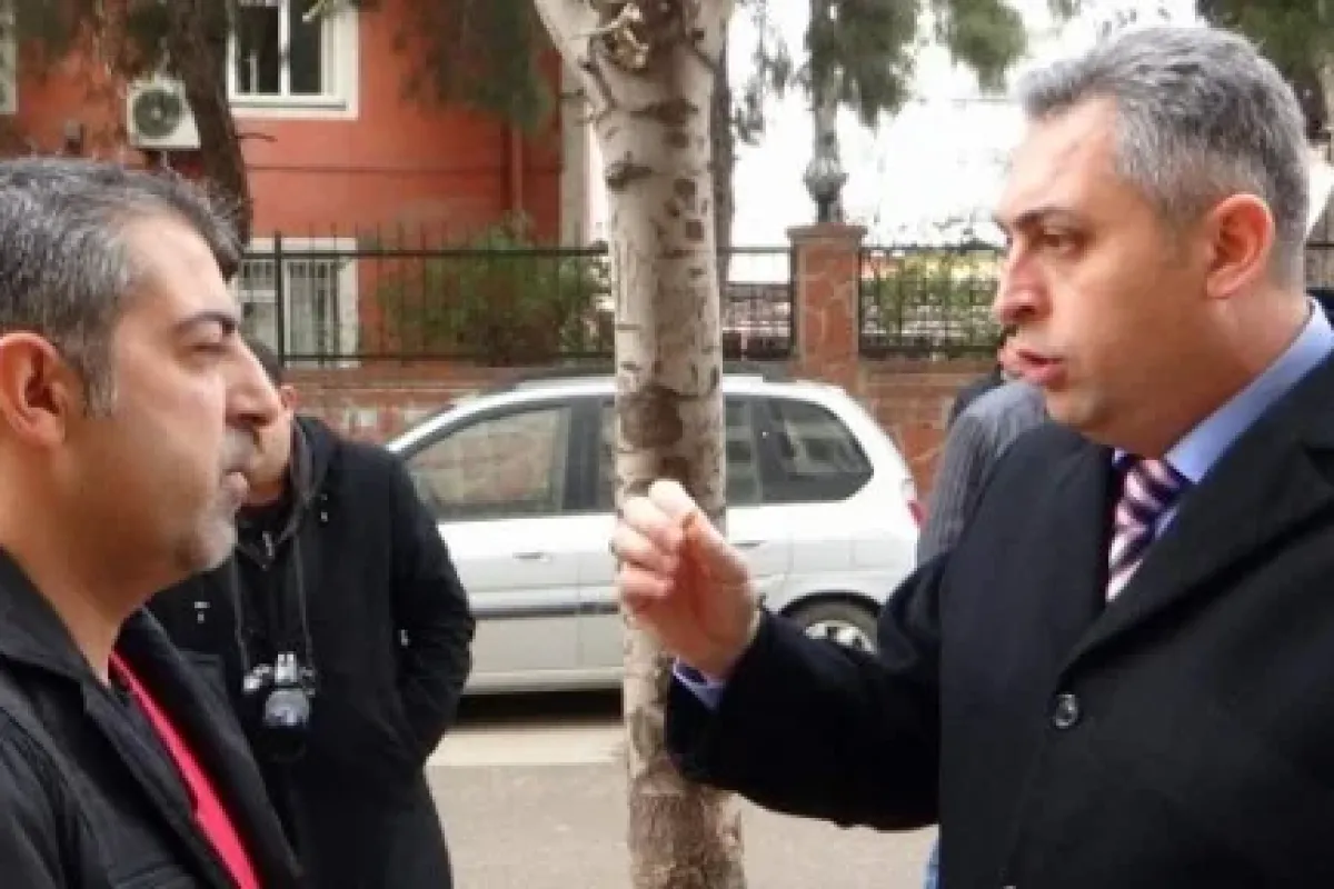 ’’Pankartı kapatın, açıklamanızı yapın sonra da dağılın’’