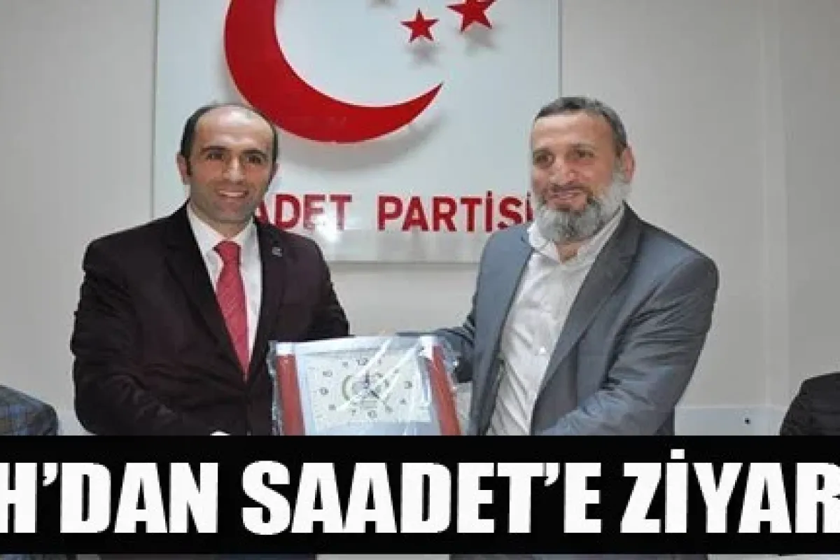 İHH'dan Saadet Partisine Ziyaret