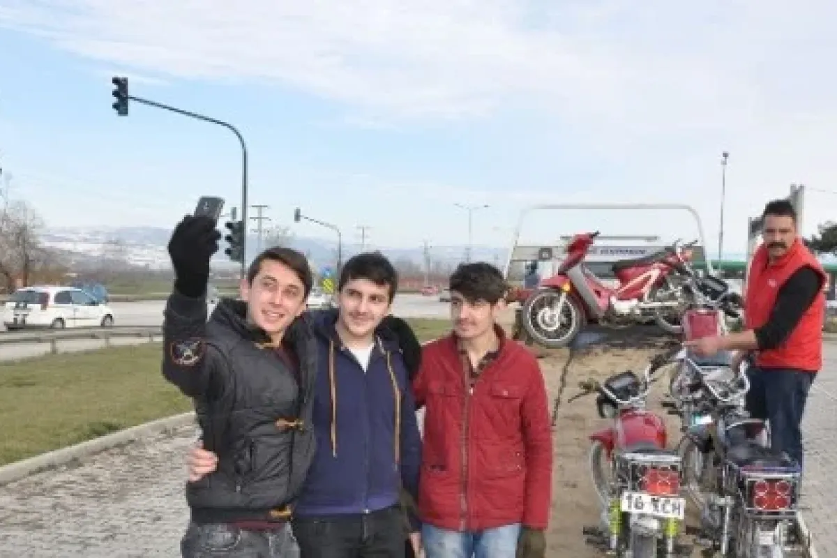 Bu da ceza selfie’si