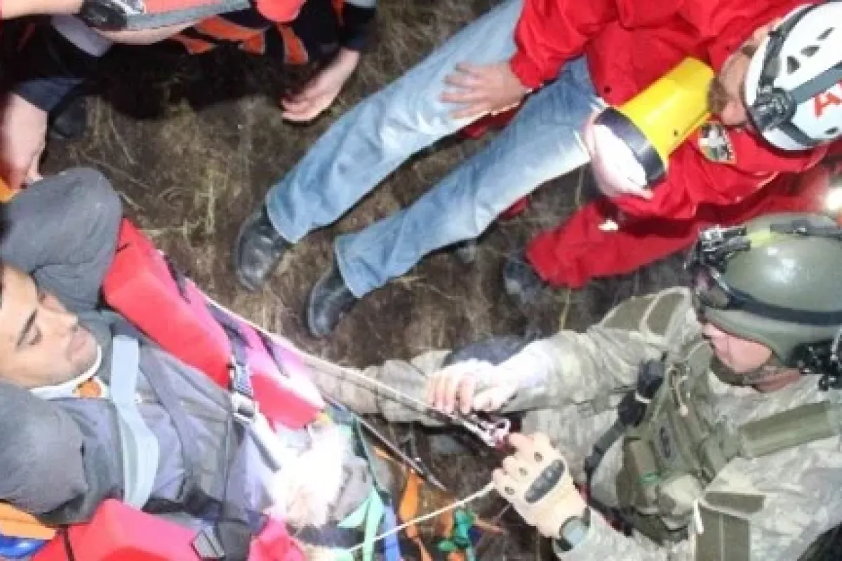 Mantar ararken, üzerine tomruk düştü