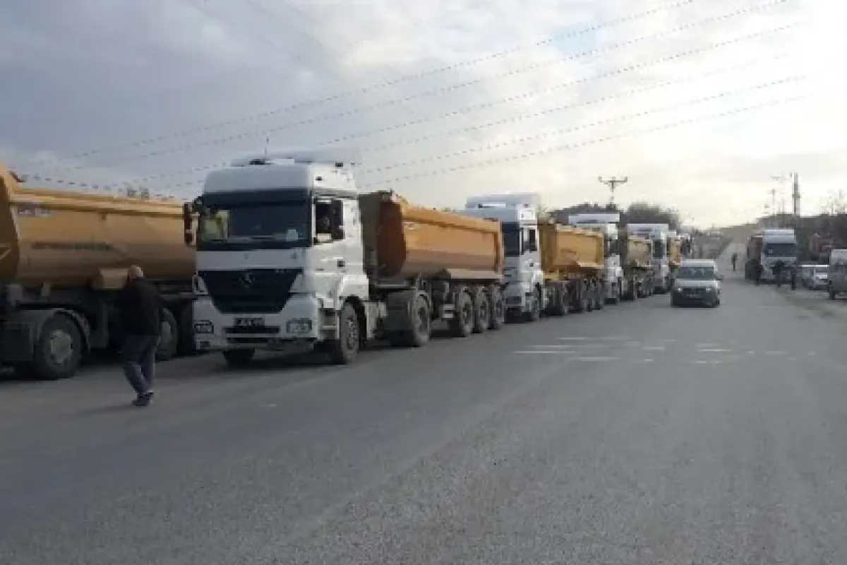 İstanbul’da kamyoncular kontak kapattı