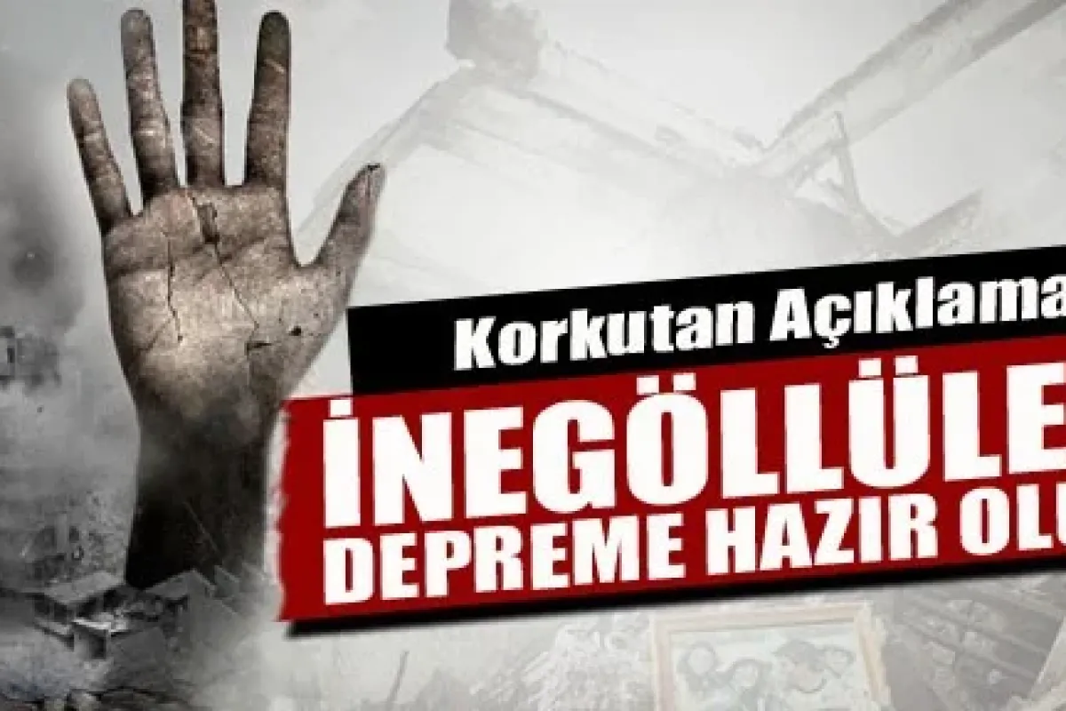 İnegöl İçin Korkutan Açıklama!