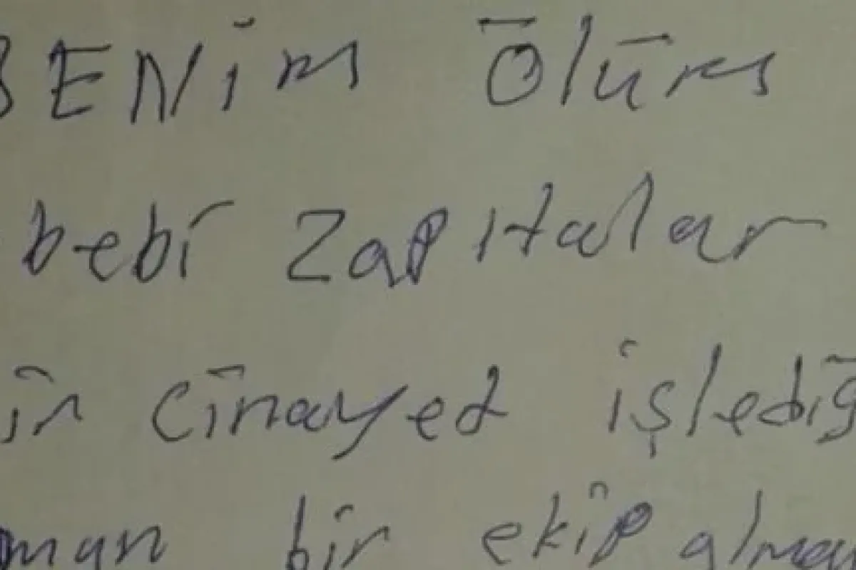 "Ölüm sebebim zabıtalar" notuyla intihar etti