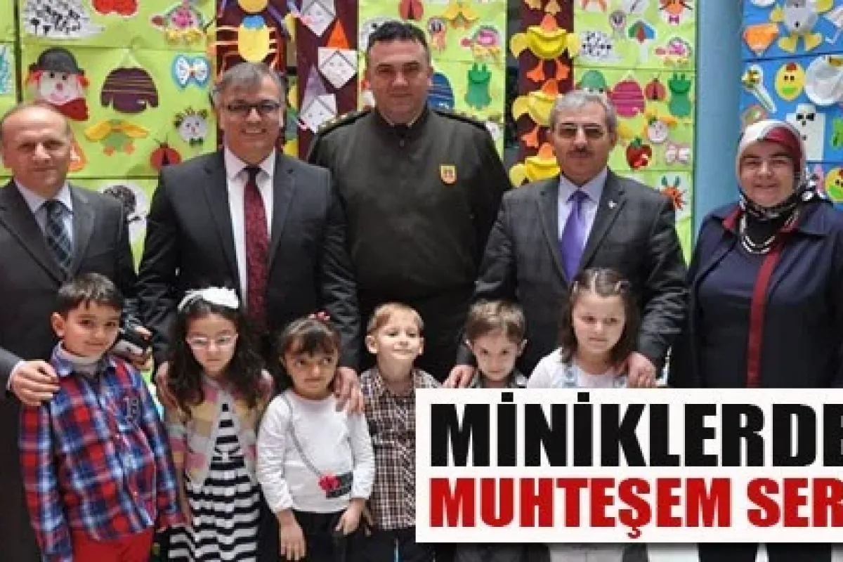 Miniklerden muhteşem sergi