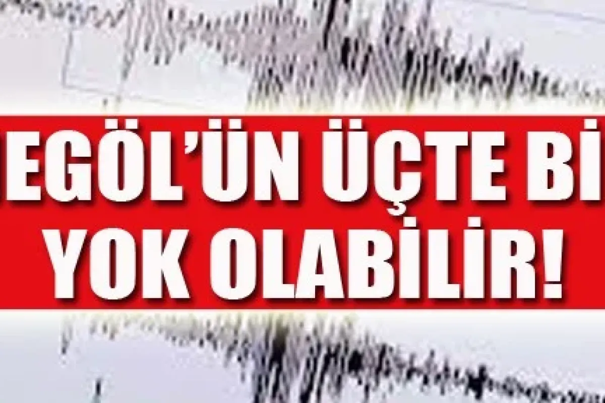 İnegöl'ün üçte biri yok olabilir!