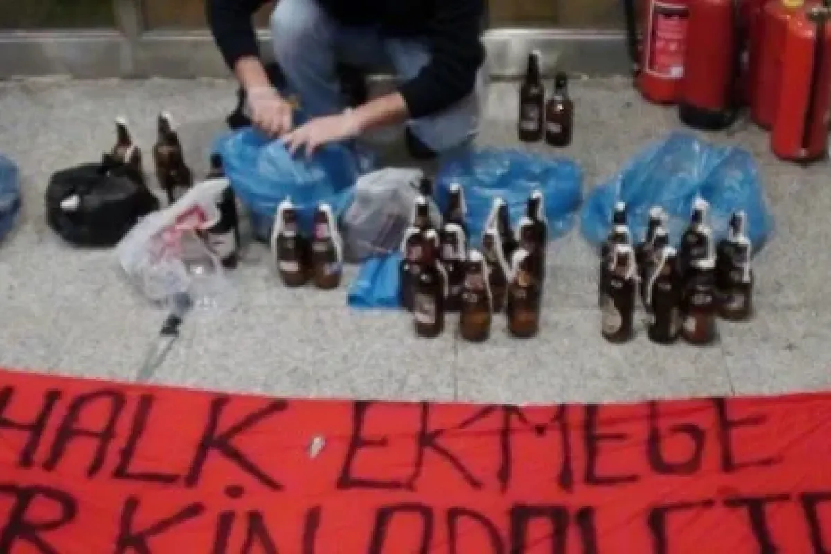 İstanbul’da molotof operasyonu