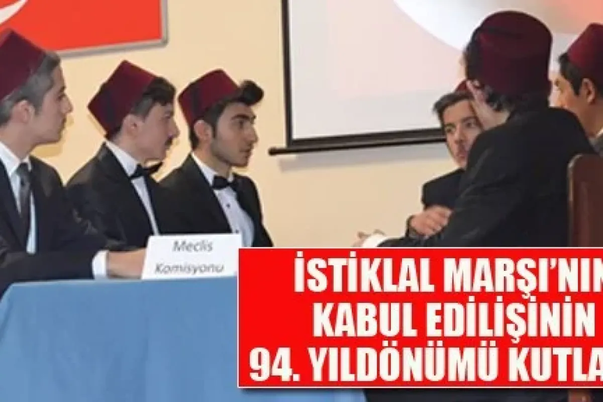 İstiklal Marşı'nın kabulü İnegöl'de kutlandı
