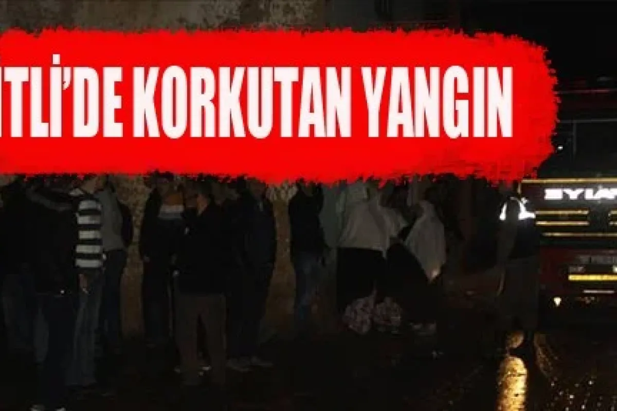 ÇİTLİ’DE KORKUTAN YANGIN