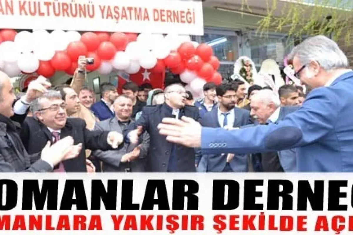 Romanlar Derneği Romanlara yakışır şekilde açıldı