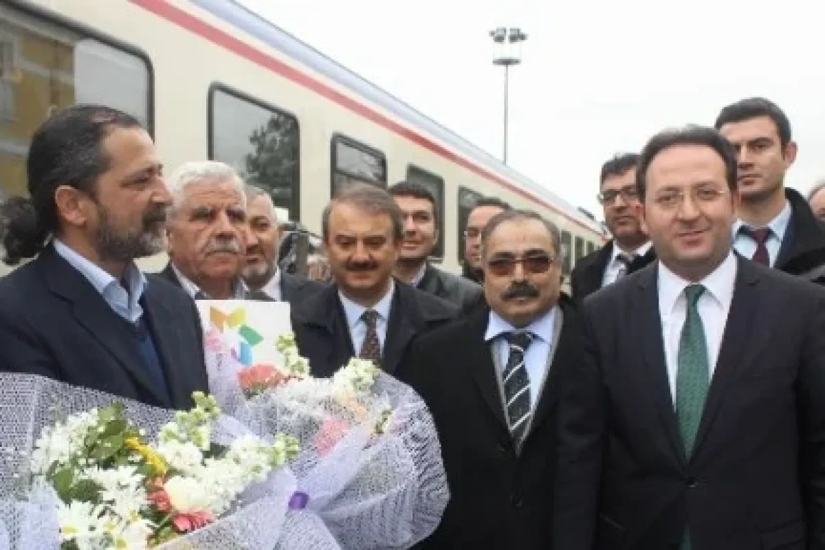 Barış Treni’ne mehterli karşılama