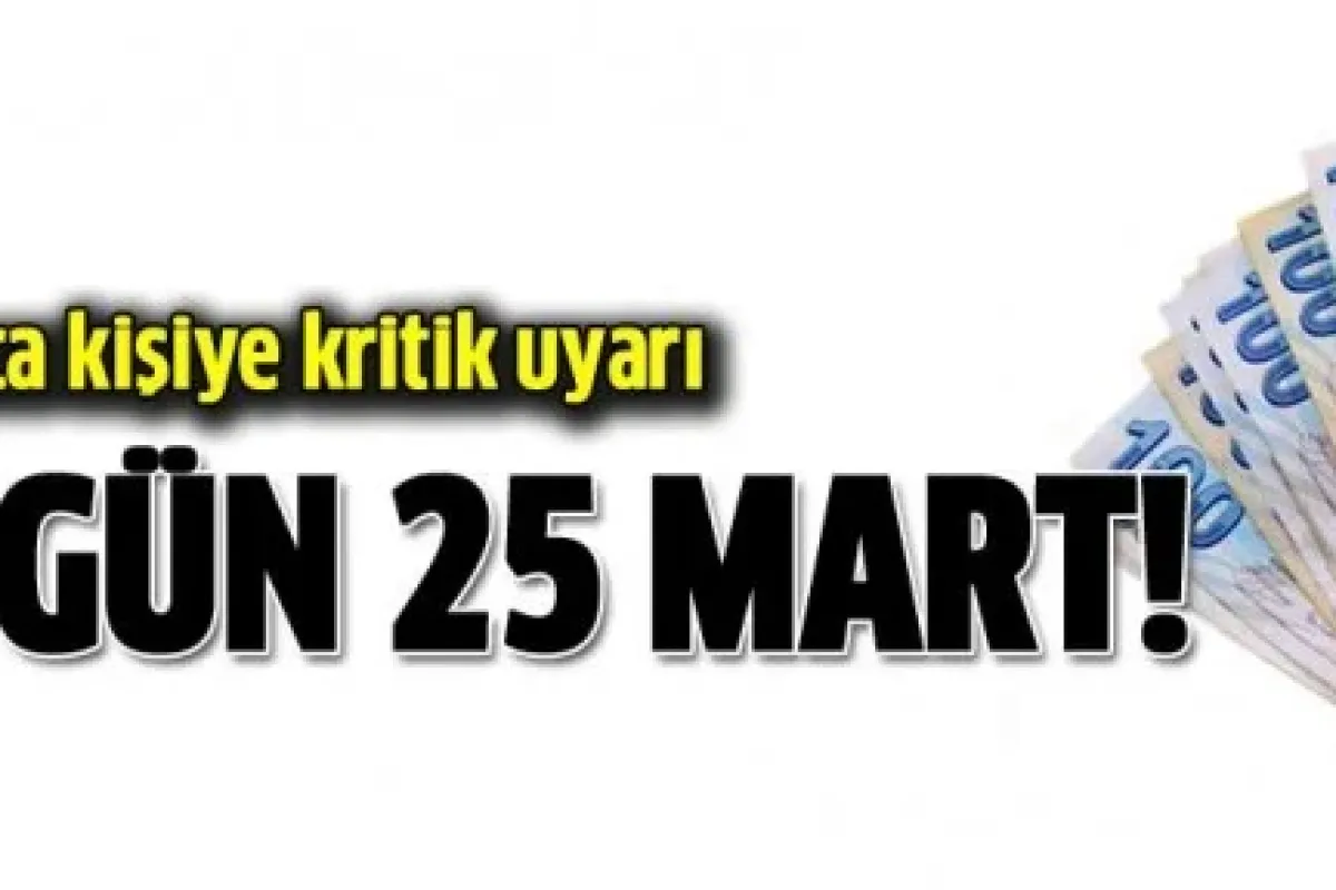Konut ve işyeri geliri olan mükellefe 25 Mart uyarısı