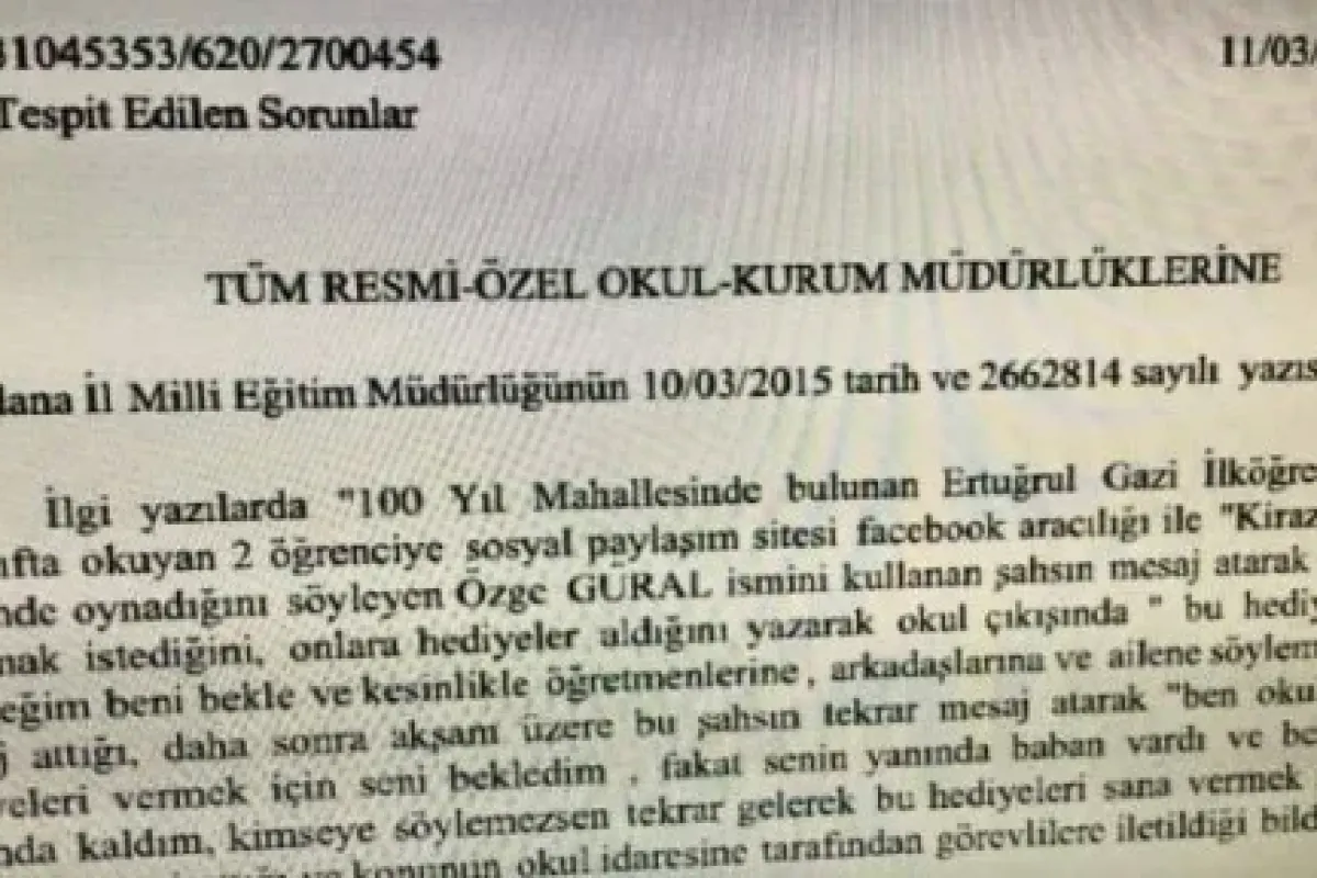 Okullarda sapık alarmı !