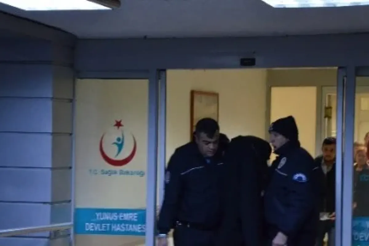 Evden uzaklaştırma kararı olan koca, eşinin rehin aldı
