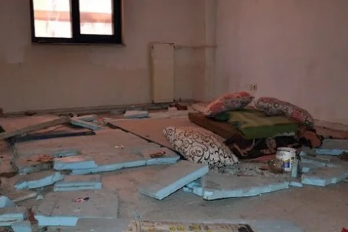 Depremzedeler için inşa edilmişti