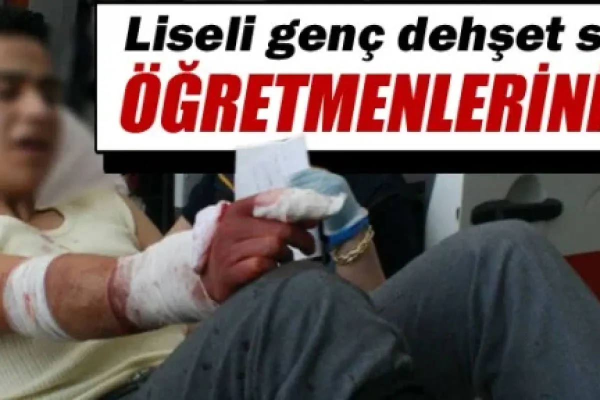 Okuldan uzaklaştırılan liseli dehşet saçtı