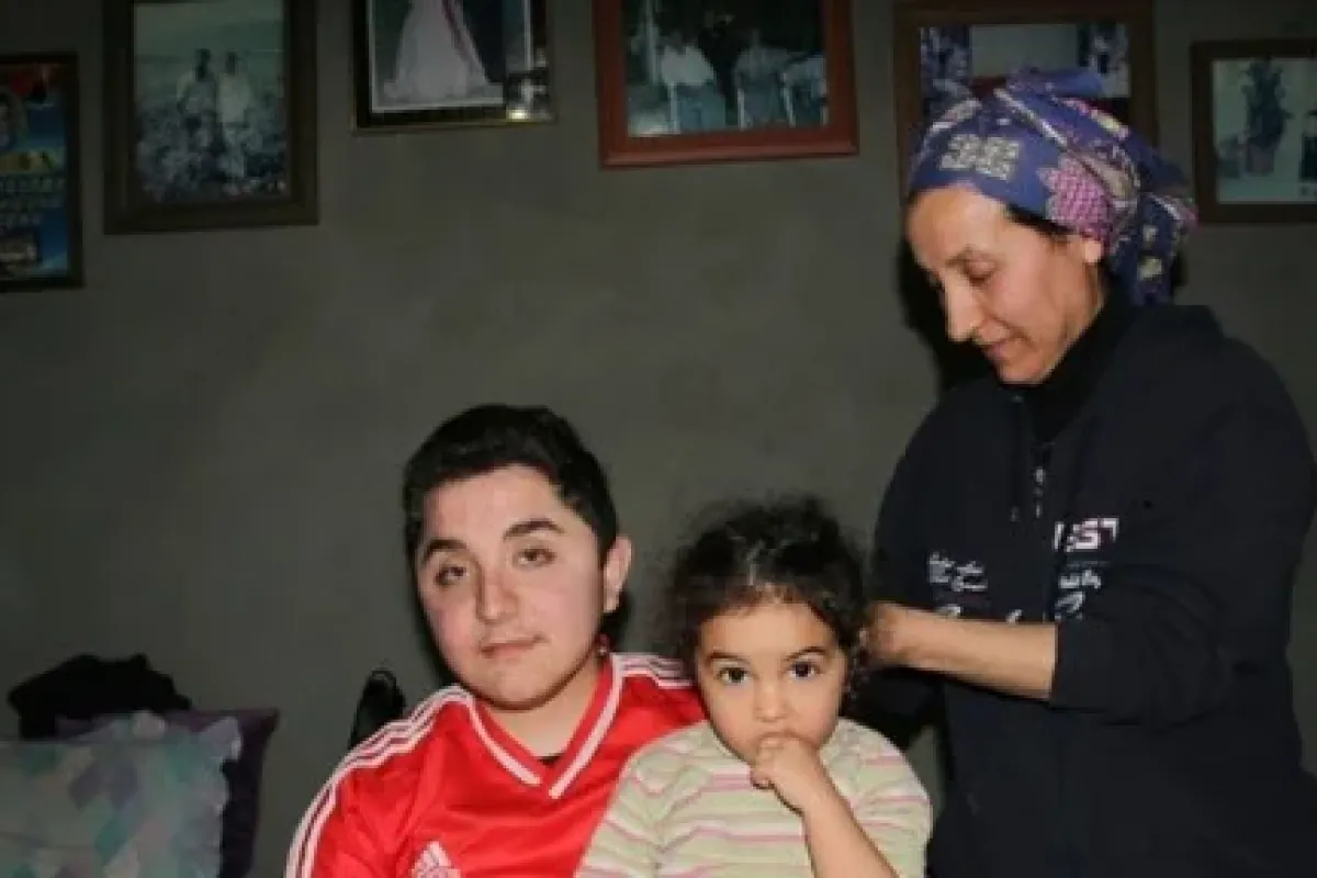 Yürümesi için yardım edin !