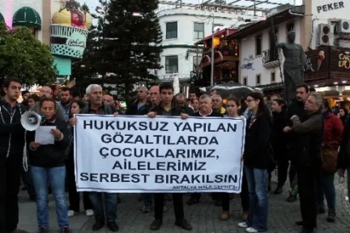 Antalya halk Cephesi’nden DHKP-C operasyonu protestosu
