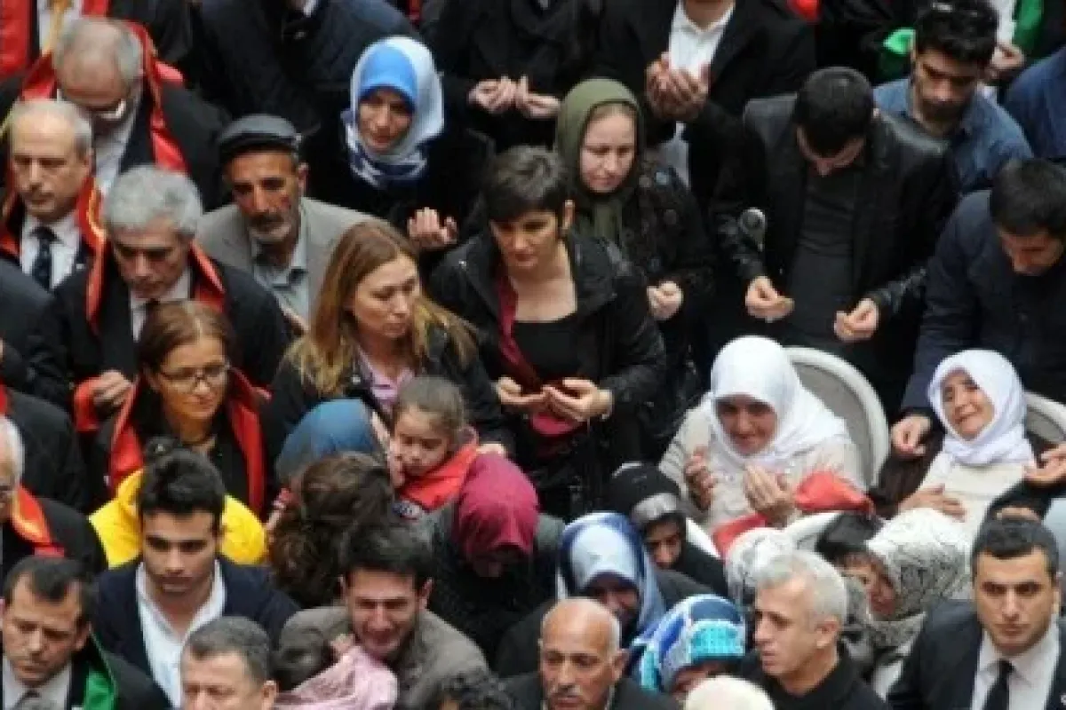 Şehidin töreninden duygusal anlar