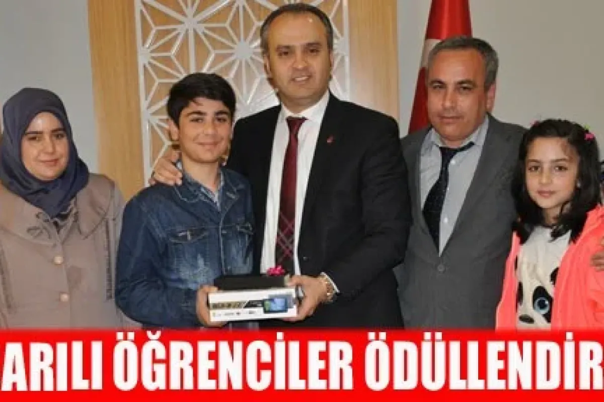 Başarılı öğrencilere Aktaş'tan ödül