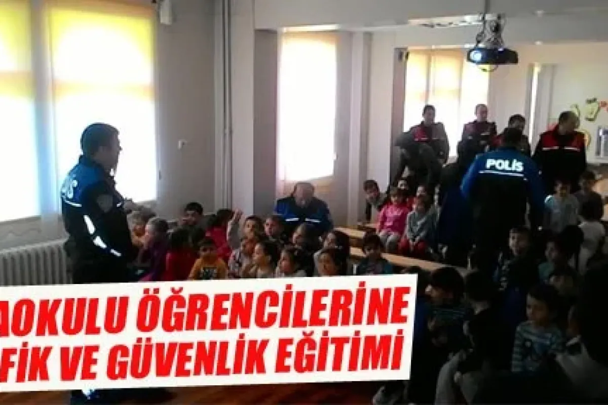Anaokulu Öğrencilerine Trafik Ve Güvenlik Eğitimi