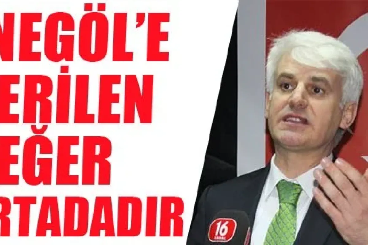 İnegöl'e verilen değer ortadadır
