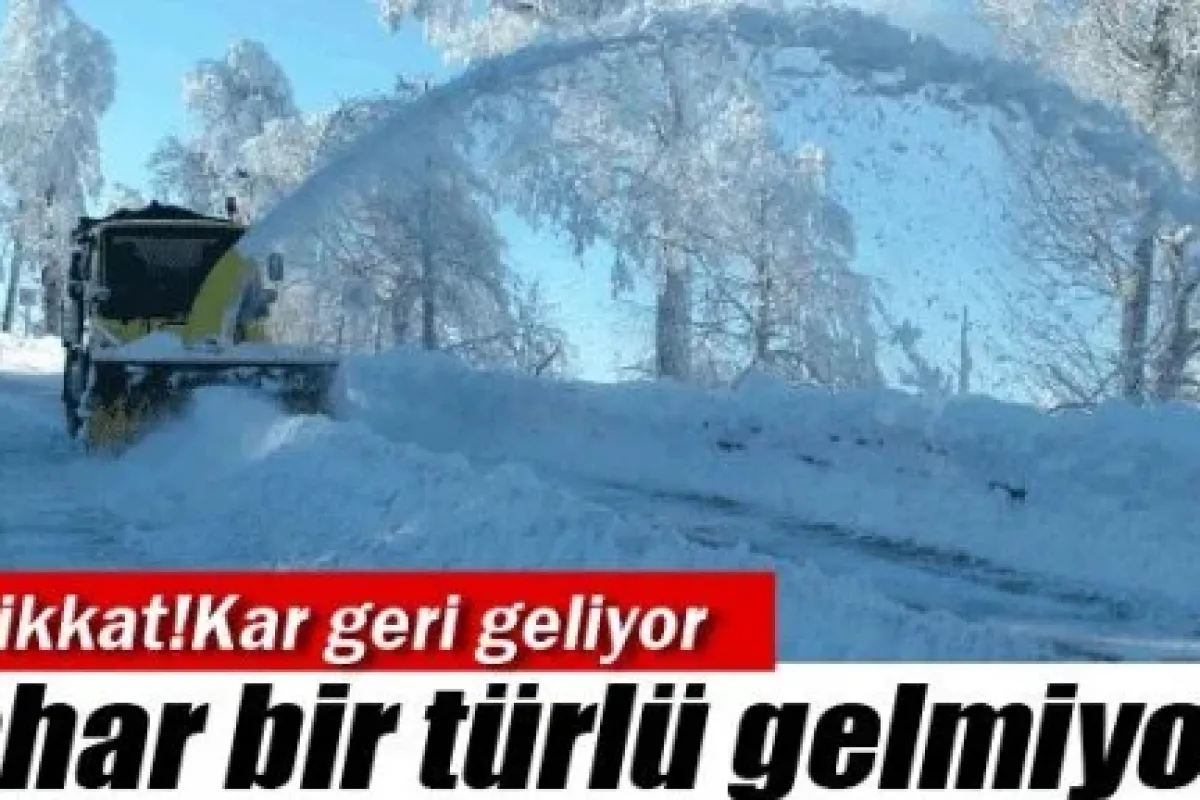 Meteoroloji'den kar uyarısı!