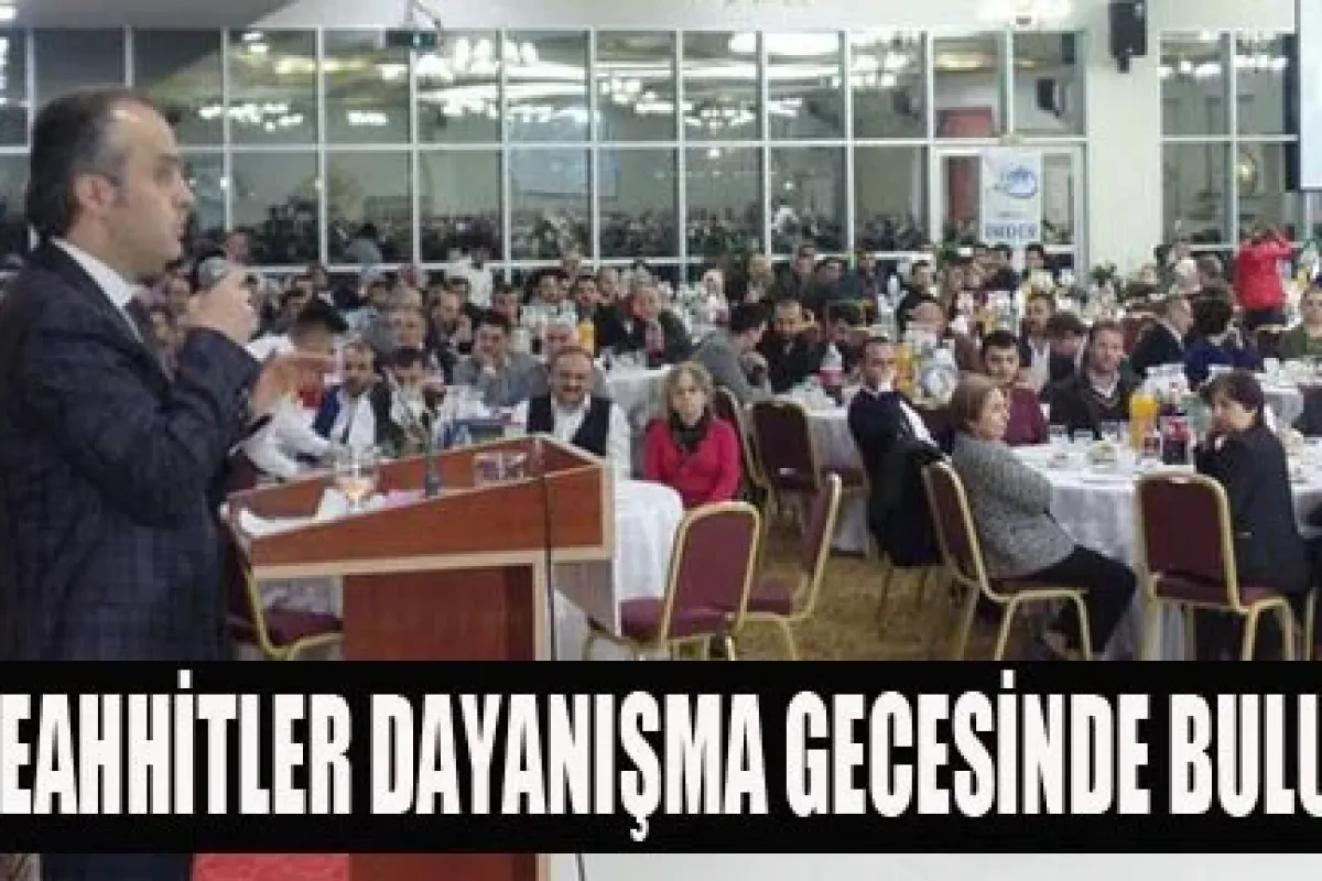 Müteahhitler Dayanışma Gecesinde Buluştu