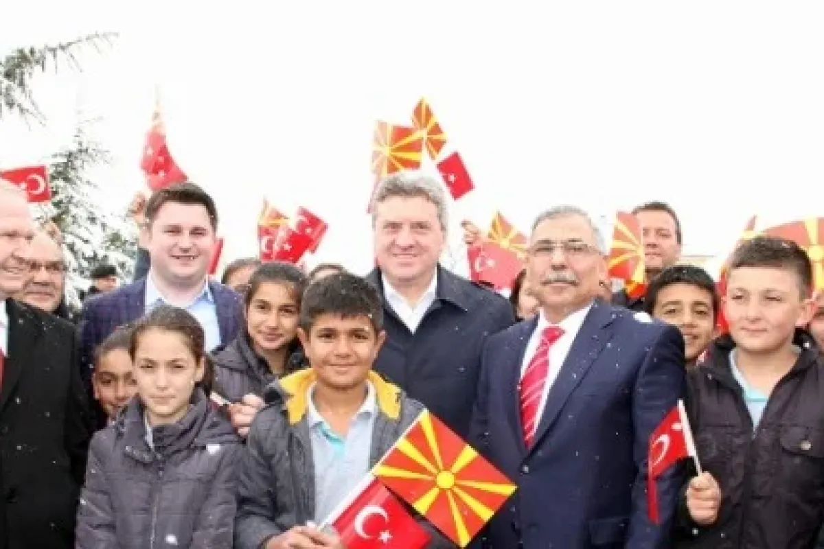 Makedonya Cumhurbaşkanı açtı