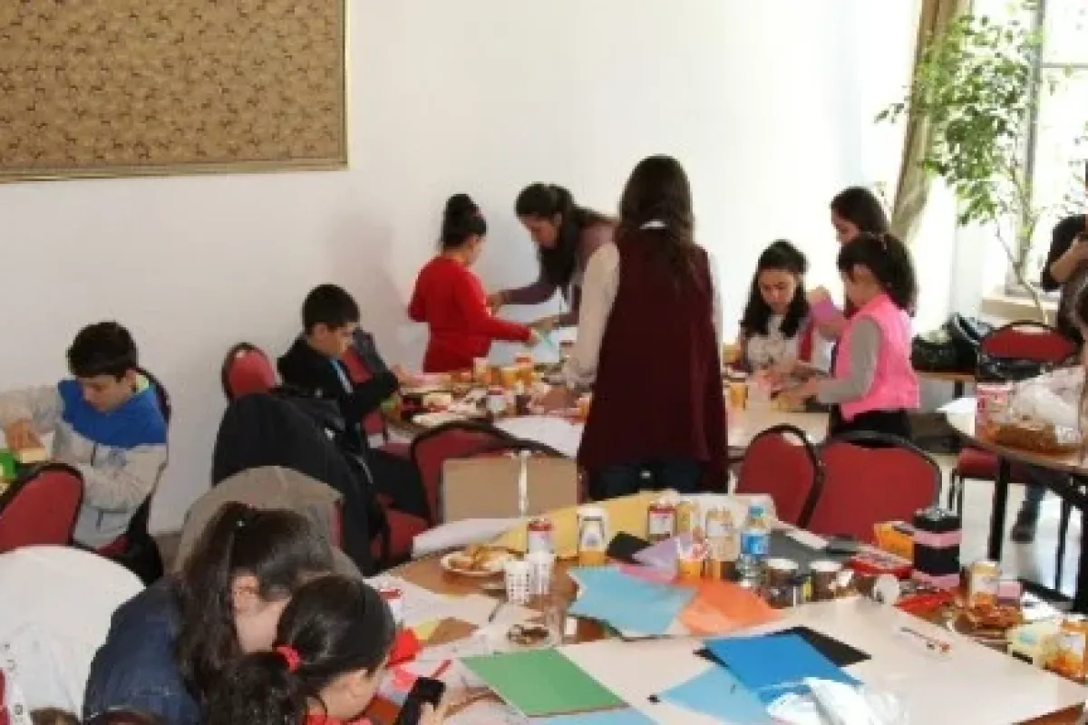 Çocuklar hayal ettikleri çevreyi anlattı