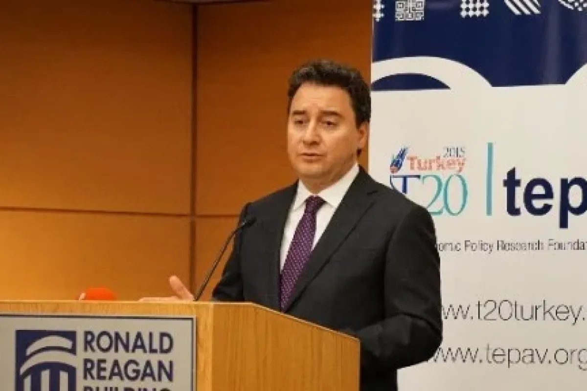 Babacan Washington’da konuştu