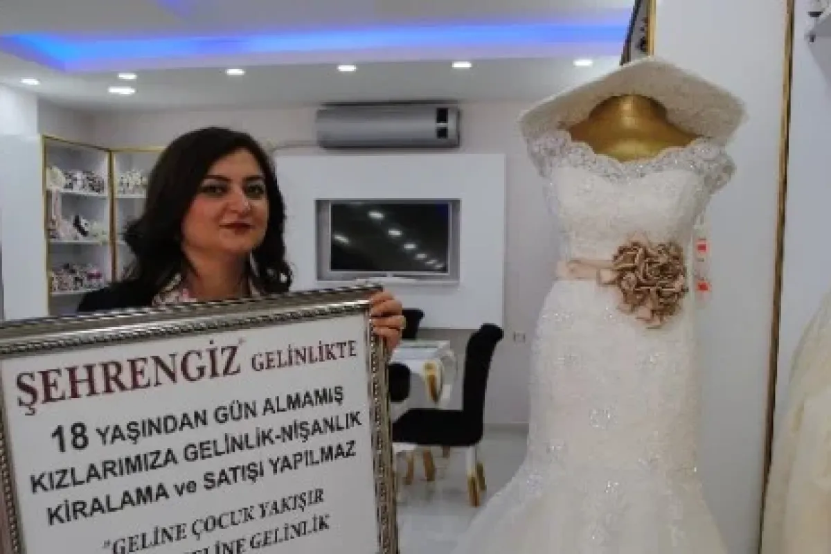 Gelinlik satışına 18 yaş sınırı