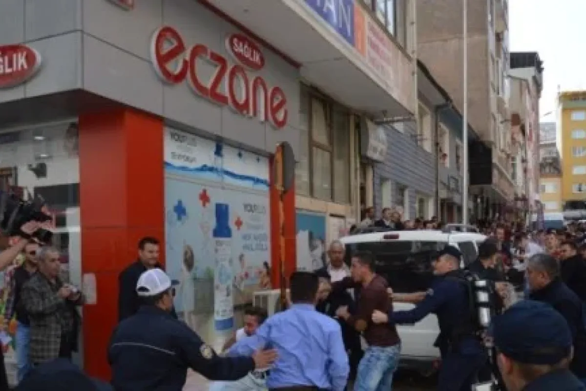 HDP lokali açılışında gerginlik !