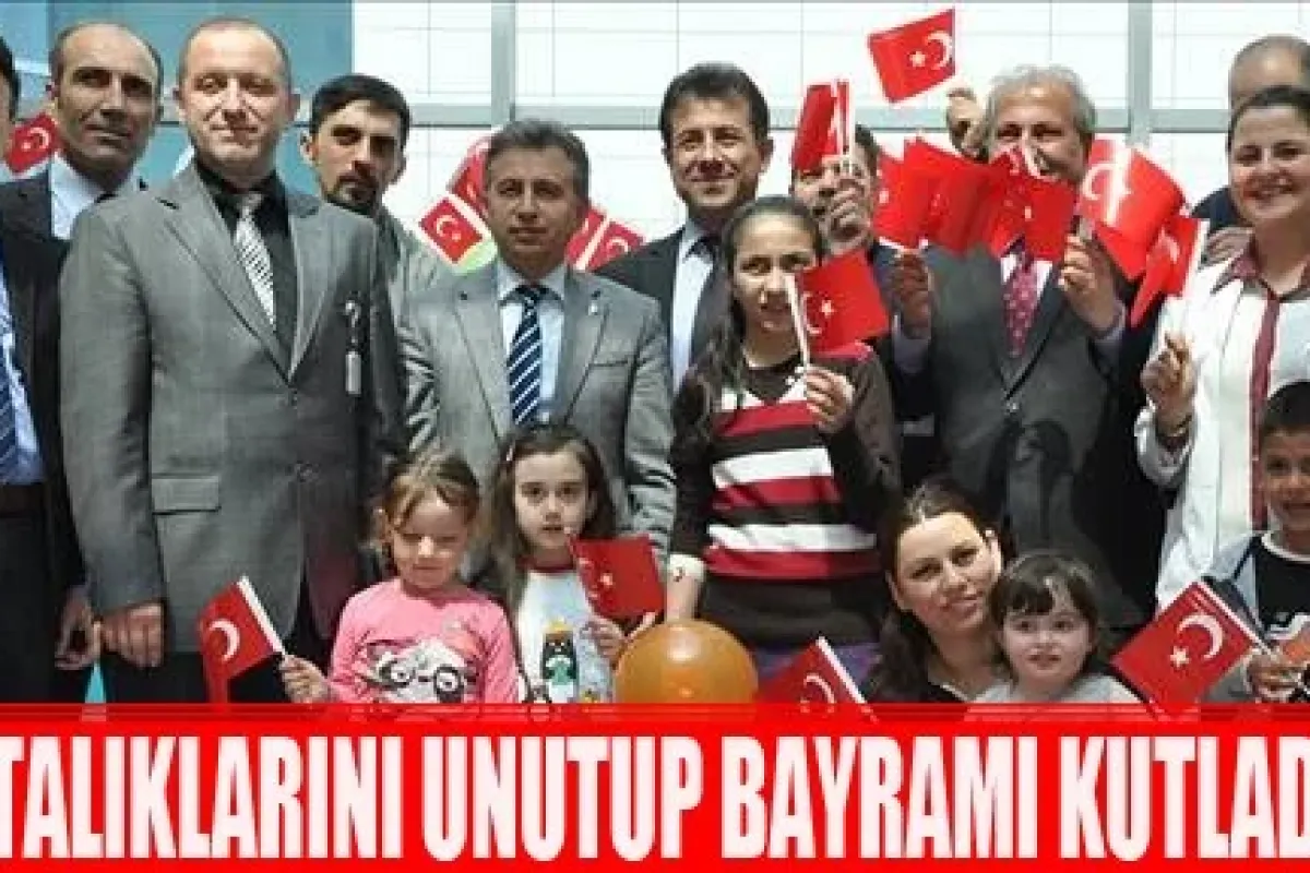 23 Nisan'ı Hastanede Kutladılar
