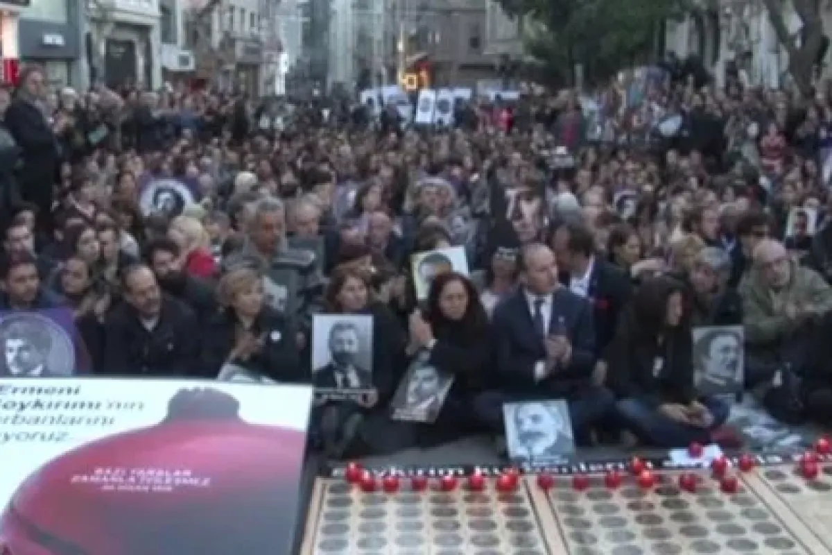 Taksim’de 1915 olayları eylemi