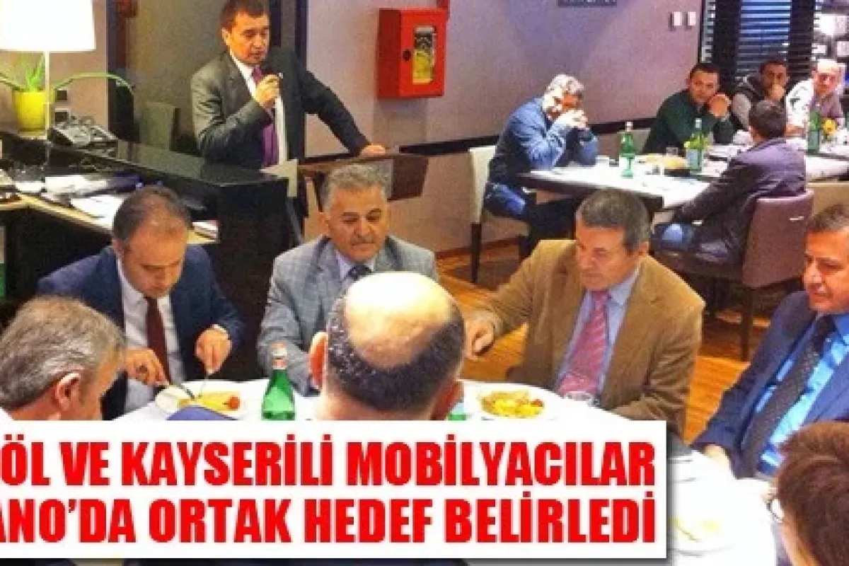 İnegöl Ve Kayserili Mobilyacılar Milano'da Ortak Hedef Belirledi
