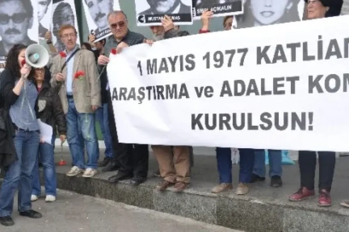 1 Mayıs 1977’de Taksim’de ölenler anıldı