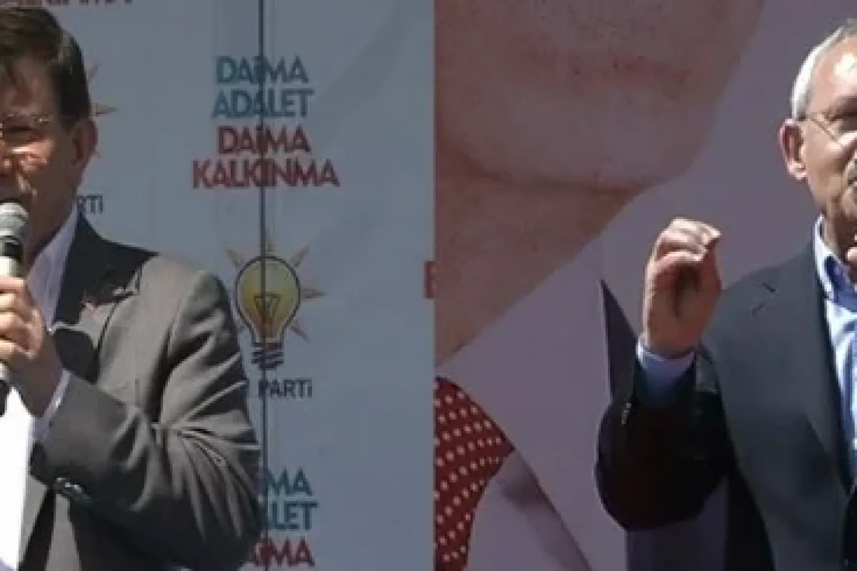 Davutoğlu Niğde’de, Kılıçdaroğlu Afyon’daydı
