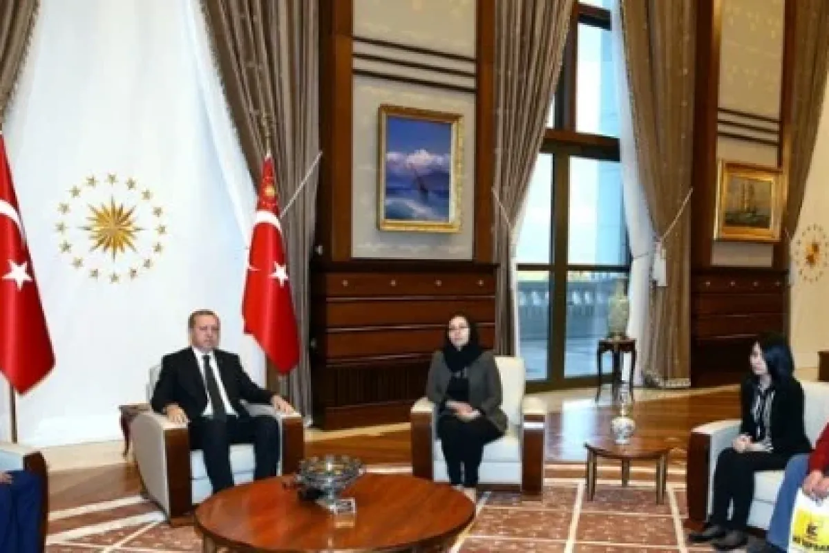 Cumhurbaşkanı Erdoğan’ın çok özel konukları vardı