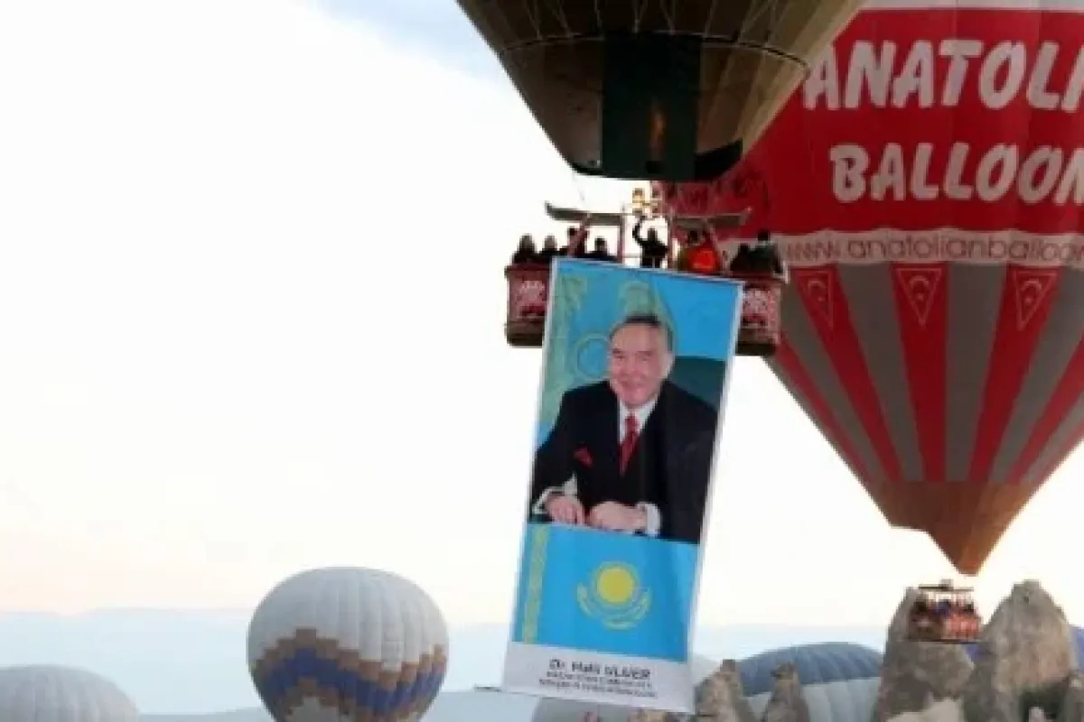 Nevşehir’den Kazakistan’a balonlu selam