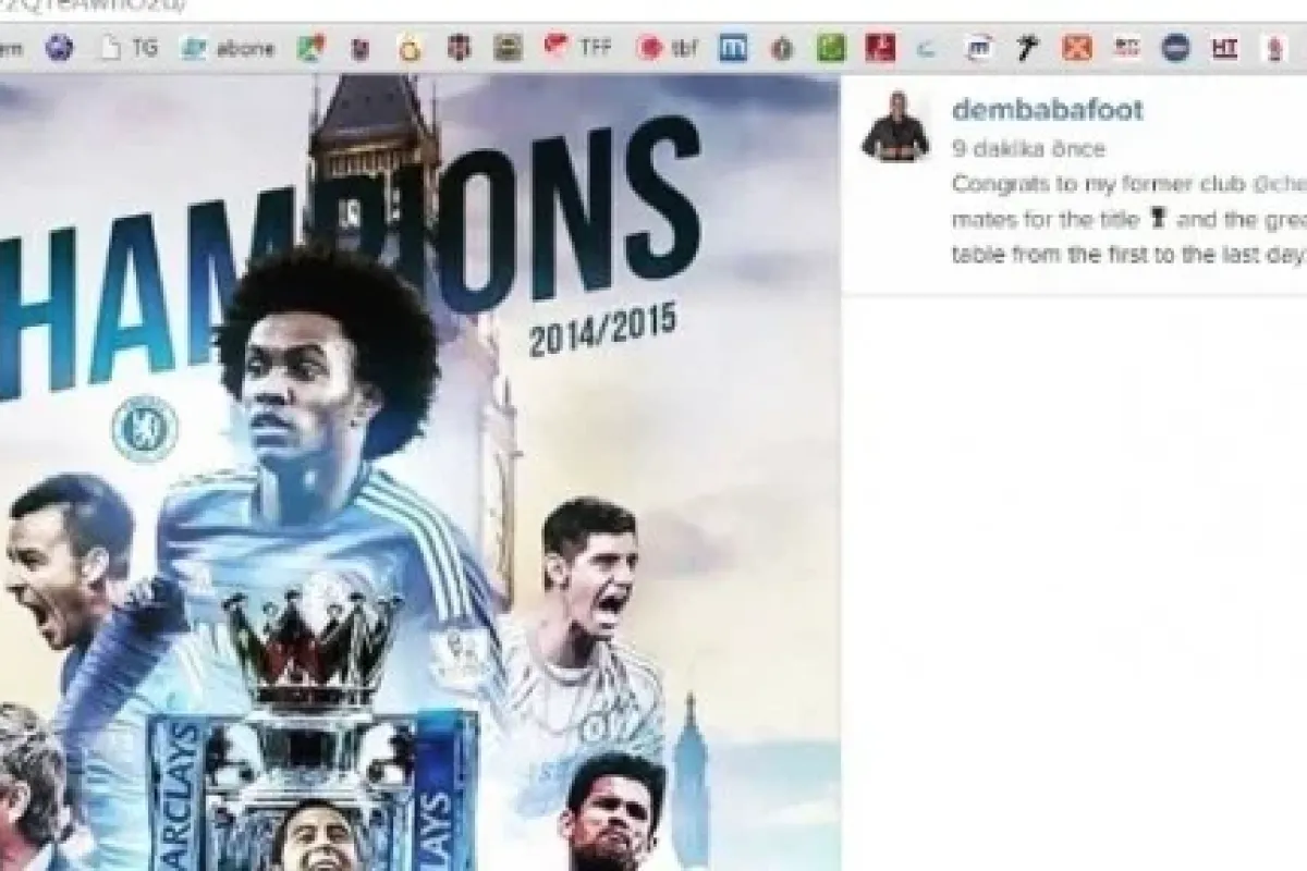 Demba Ba eski takımını kutladı