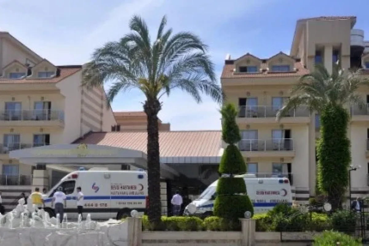 Otelde zehirli gaz paniği: 41 kişi hastanelik oldu